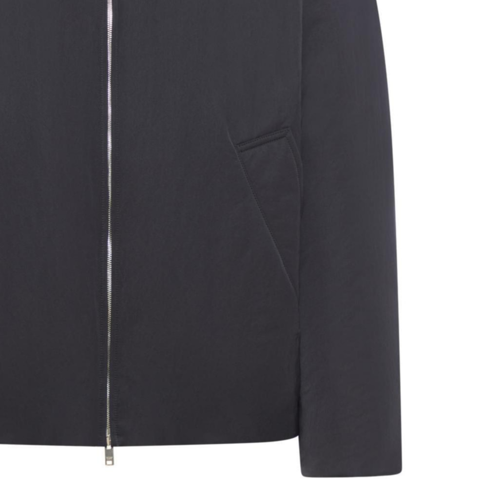 Sizing Bottega Veneta SS24 灰色立領拉鏈休閒外套帶領口 809546VF4K01000