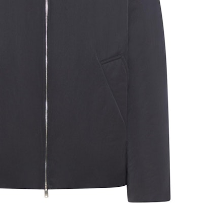 Bottega Veneta SS24 Gray Solid Zip-Up Casual Jacket with Collar. 809546VF4K01000 Sizing Bottega Veneta SS24 Gray Solid Zip-Up Casual Jacket with Collar. 809546VF4K01000