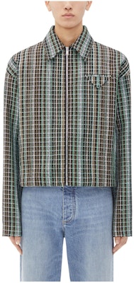Bottega Veneta SS24 Checkered Zip-Up Collar Oversized Jacket Men Multicolor 646907V3G701191 Order Bottega Veneta SS24 Checkered Zip-Up Collar Oversized Jacket Men Multicolor 646907V3G701191