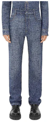 Bottega Veneta SS24 Jeans Lelaki Butang Lurus Indigo Distressed 737873V3P504205 Buy Bottega Veneta SS24 Jeans Lelaki Butang Lurus Indigo Distressed 737873V3P504205