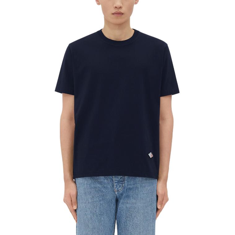 Bottega Veneta SS24 Navy Blue Graphic Print Crewneck T-Shirt 796216V4DE04003