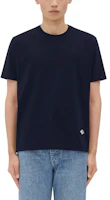 Bottega Veneta SS24 Navy Blue Graphic Print Crewneck T-Shirt 796216V4DE04003 Bottega Veneta SS24 Navy Blue Graphic Print Crewneck T-Shirt 796216V4DE04003