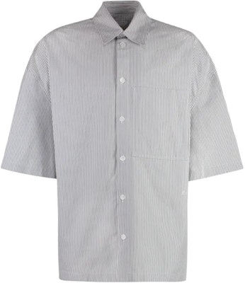 보테가 베네타 SS24 그레이 화이트 스트라이프 반팔 버튼업 셔츠 789370V3ZA01160 Buy 보테가 베네타 SS24 그레이 화이트 스트라이프 반팔 버튼업 셔츠 789370V3ZA01160