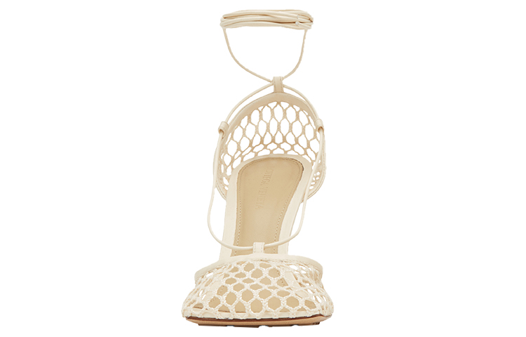 Bottega Veneta Stretch 'Chic Elegant Square-Toe Heels in Beige' 圖 3