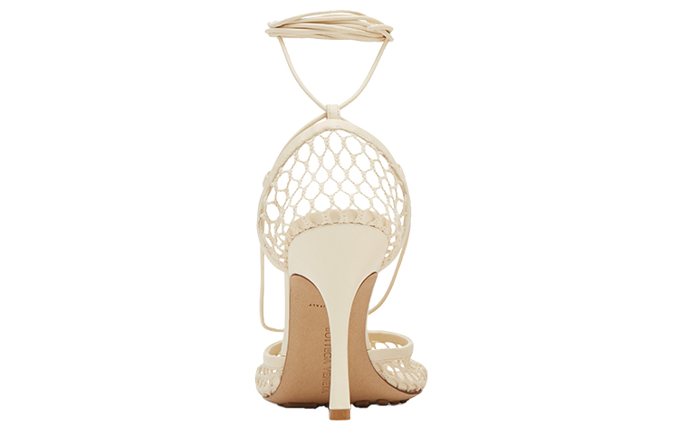 Bottega Veneta Stretch 'Chic Elegant Square-Toe Heels in Beige' 圖 5