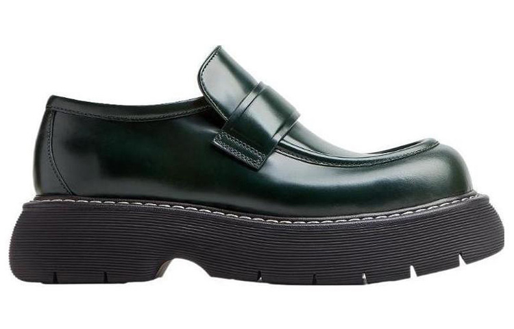 Bottega Veneta Swell 'Green Leather Loafer' 圖 2