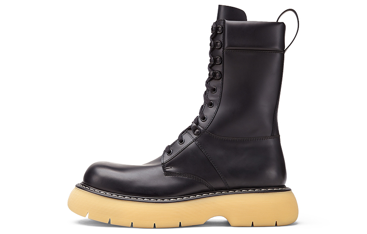 Bottega Veneta Swell Boot 'Black Natural Rubber' 651260V00H01032