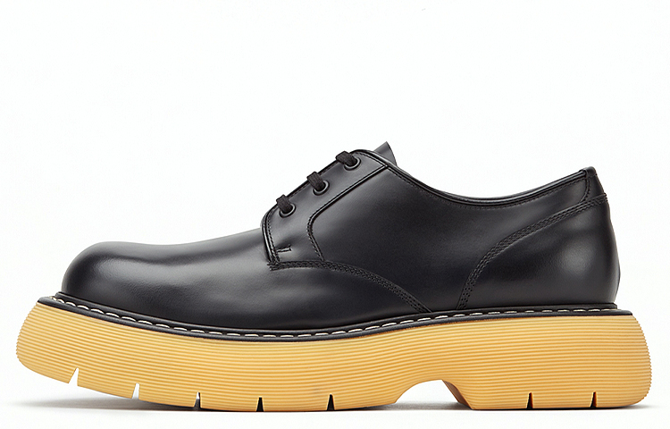 Bottega Veneta Swell Lace-Up 'Black Natural' 651259V00H01032