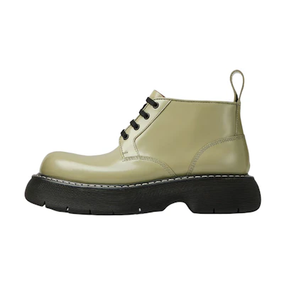 Bottega Veneta Swell Leather Shoes Green