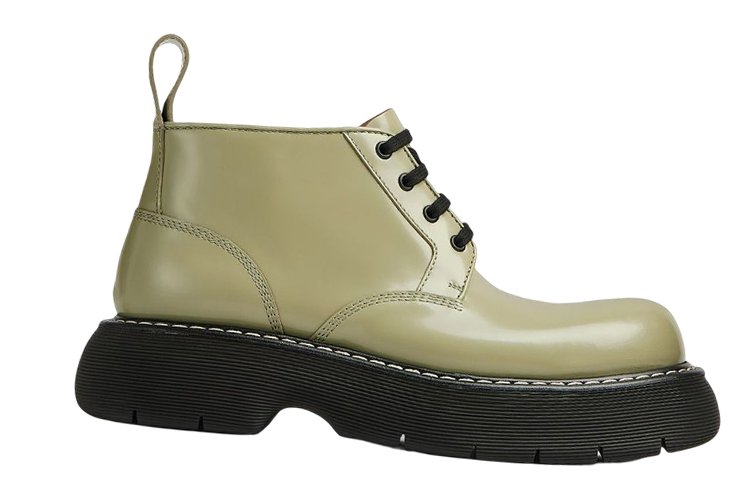 Order Bottega Veneta Swell Leather Shoes Green 651256V20V03025