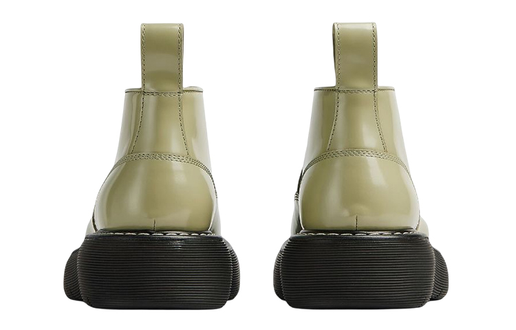 Purchase Bottega Veneta Swell Leather Shoes Green 651256V20V03025