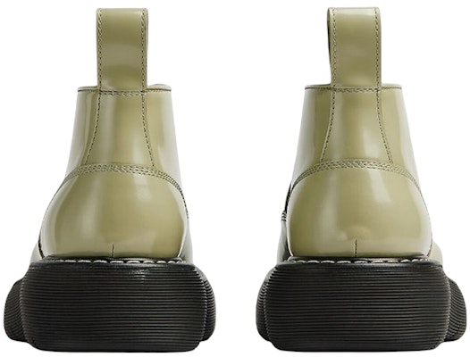 Bottega Veneta Swell Leather Shoes Green 651256V20V03025 Purchase Bottega Veneta Swell Leather Shoes Green 651256V20V03025