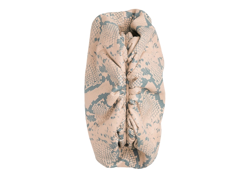 Bottega Veneta Teen Pouch Faded Python Cantaloupe/Black 圖 3