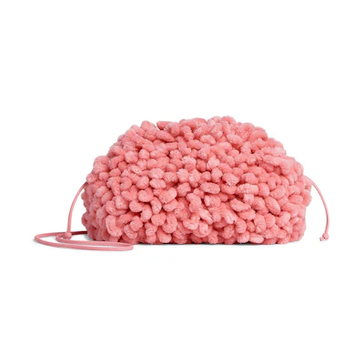 Bottega Veneta The Mini Pouch Mini Mop Effect Marshmallow/Popsicle