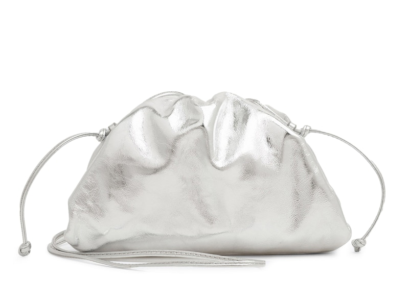 Bottega Veneta The Mini Pouch Silver