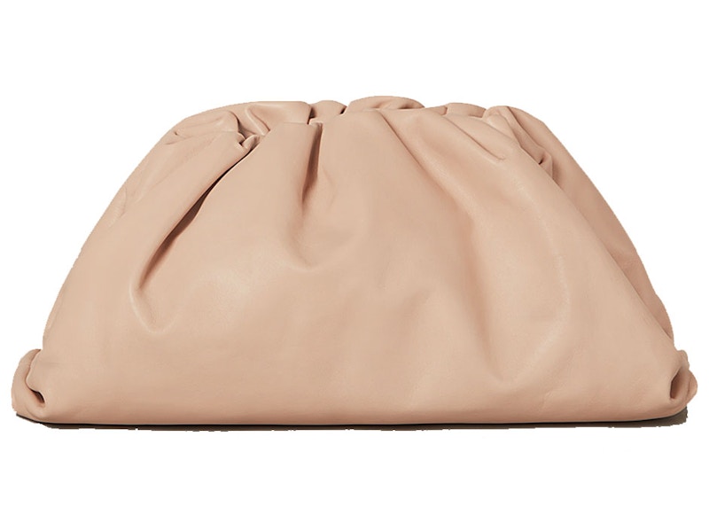 Buy Bottega Veneta 牛皮奶油裸色雲朵包