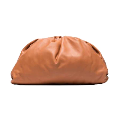 Bottega Veneta The Pouch Caramel Brown