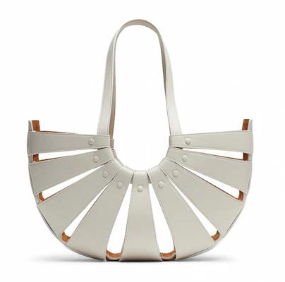 Bottega Veneta The Shell Medium Handbag Grey Lookbook Bottega Veneta The Shell Medium Handbag Grey