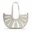 Lookbook Bottega Veneta The Shell Medium Handbag Grey