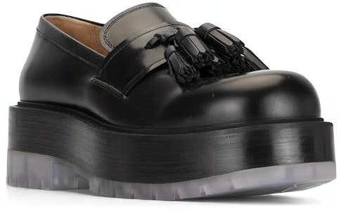 Bottega Veneta Mocasín Plataforma de Cuero con Flecos 'Negro'. 632509VBS301000 Shop Bottega Veneta Mocasín Plataforma de Cuero con Flecos 'Negro'. 632509VBS301000