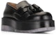 Bottega Veneta The Stilt Kasut Loafer Platform Kulit Berumbai 'Hitam' 632509VBS301000