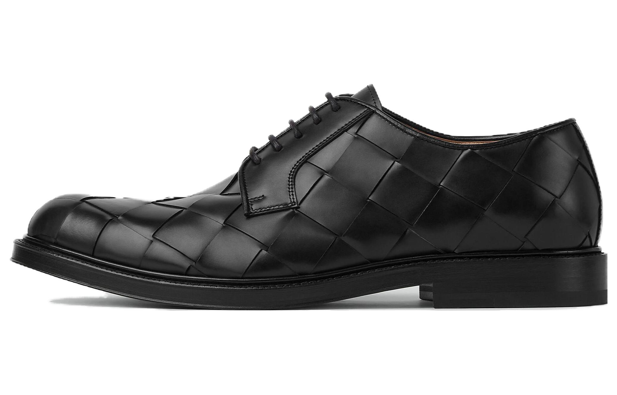 Bottega Veneta TIE Leather Oxford 'Black' 763737V2WX01000