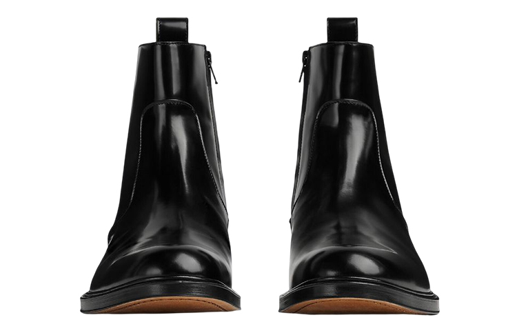 Bottega Veneta TIE Leather Zip Boots 'Black' 圖 3