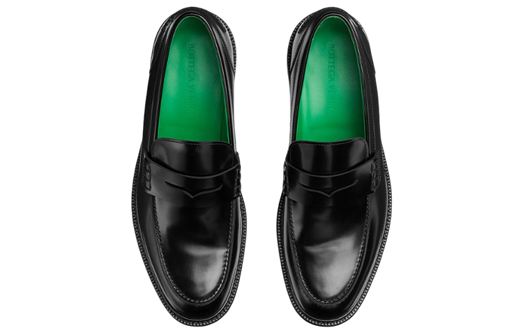 Bottega Veneta Tie Loafer 'Black' 圖 2