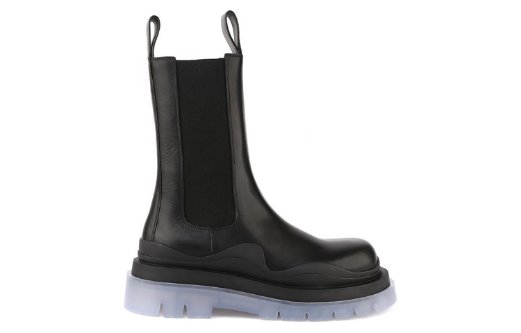 Bottega Veneta Tire 'Black Chelsea Boot' 圖 2
