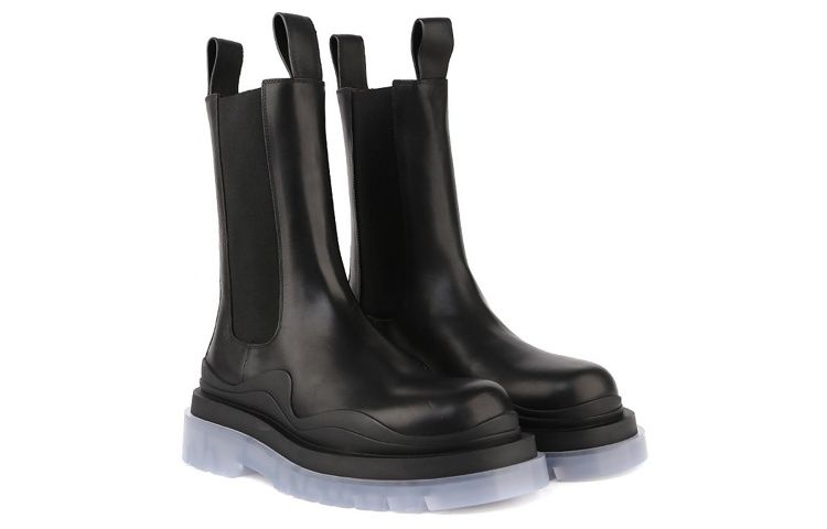Bottega Veneta Tire 'Black Chelsea Boot' 圖 3