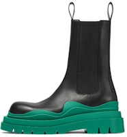 Bottega Veneta Tire Boot 'Black Acid Turquoise' 630284VBS501489 Bottega Veneta Tire Boot 'Black Acid Turquoise' 630284VBS501489