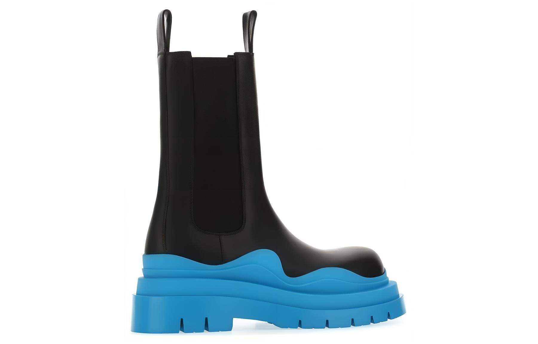 Order Bottega Veneta 葆蝶家 植鞣皮革切爾西靴 阿馬爾菲藍