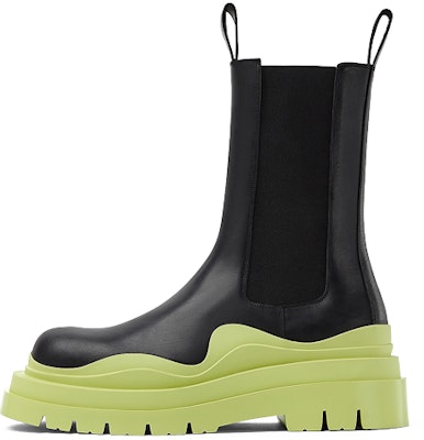 葆蝶家Tire靴子 '黑绿色' 630284VBS501273 Buy 葆蝶家Tire靴子 '黑绿色' 630284VBS501273