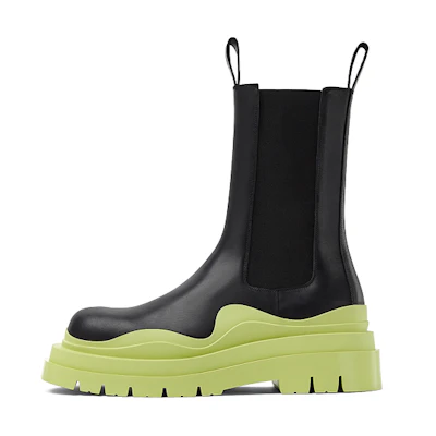 Bottega Veneta Tire Boot 'Black Green'