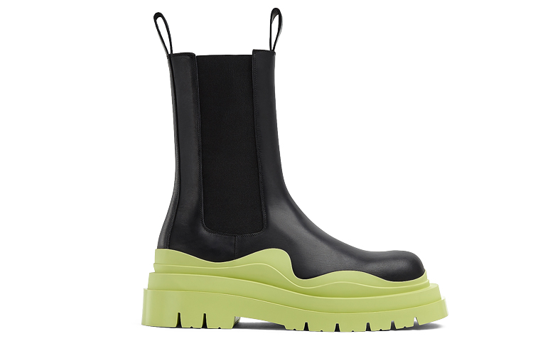 Bottega Veneta Tire Boot 'Black Green' 圖 2