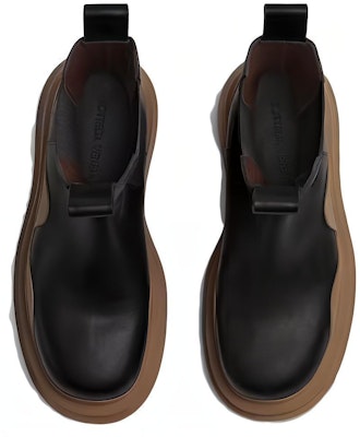 葆蝶家 黑色黄麻厚底靴 630284-VBS50-1449 Shop 葆蝶家 黑色黄麻厚底靴 630284-VBS50-1449