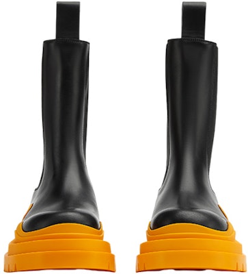 Bottega Veneta Tire Boot 'Black Tangerine' 630284VBS501384 Lookbook Bottega Veneta Tire Boot 'Black Tangerine' 630284VBS501384