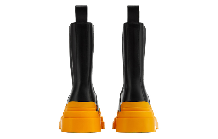 Purchase Bottega Veneta Tire Boot 'Hitam Tangerine' 630284VBS501384