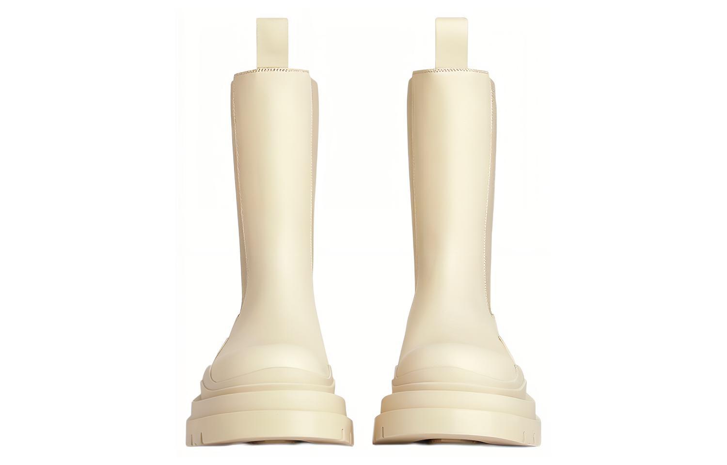 Shop 보테가 베네타 타이어 첼시 부츠 (베이지) 630284VBS509086