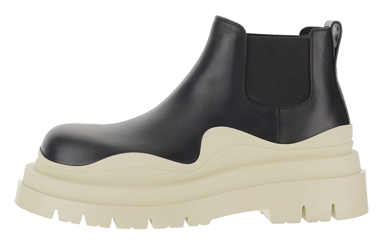 Bottega Veneta Tire Chelsea Boot 'Beige Black' 630281VBS501369