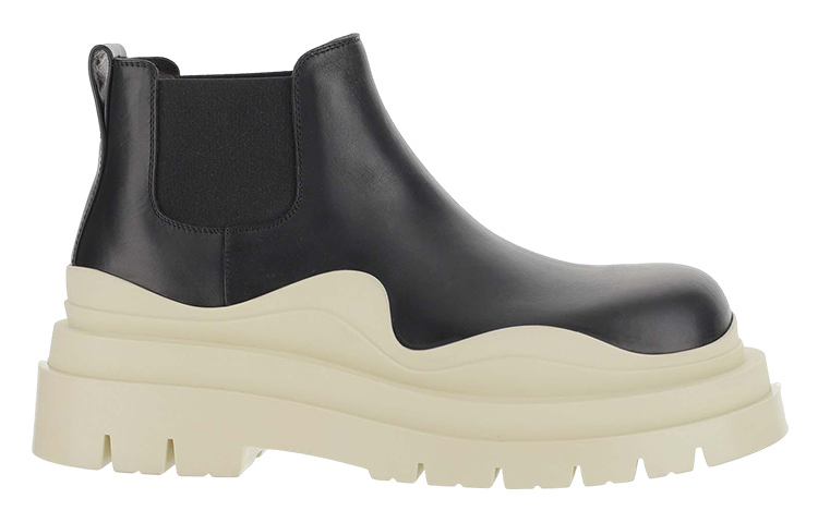 Order Bottega Veneta葆蝶家 Tire 套腳 短筒 切爾西靴 米黑