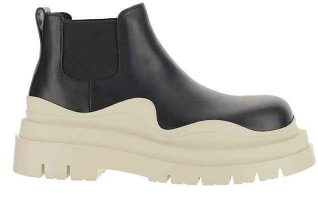 Bottega Veneta Tire Chelsea Boot 'Beige Hitam' 630281VBS501369 Order Bottega Veneta Tire Chelsea Boot 'Beige Hitam' 630281VBS501369