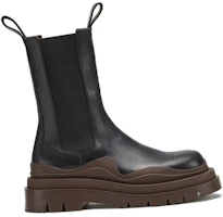 Order Bottega Veneta Tire Chelsea Boot 'Hitam Cokelat' 630284VBS501024
