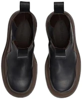 Lookbook Bottega Veneta Tire Chelsea Boot 'Hitam Cokelat' 630284VBS501024