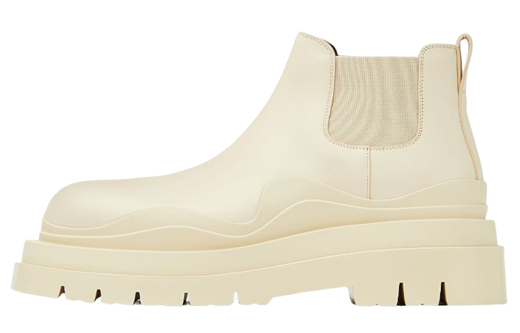 Bottega Veneta Tire Chelsea Boots 'Sea Salt'