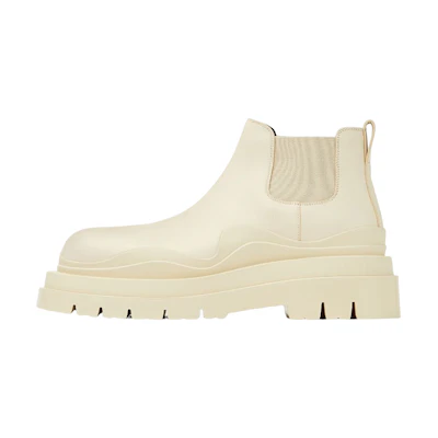 Bottega Veneta Tire Chelsea Boots 'Sea Salt'