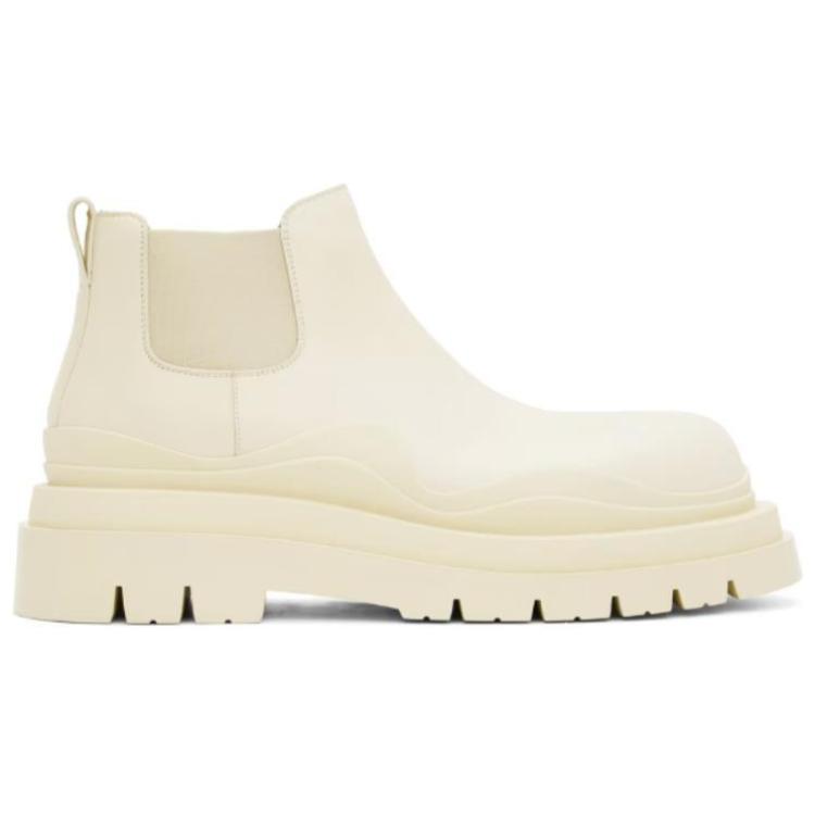Bottega Veneta Tire Chelsea Boots 'Sea Salt' 圖 2