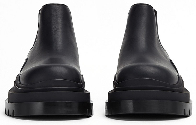 Shop ボッテガ・ヴェネタ タイヤクロップドブーツ 'ブラック' 630281VBS501029 630281VBS501029