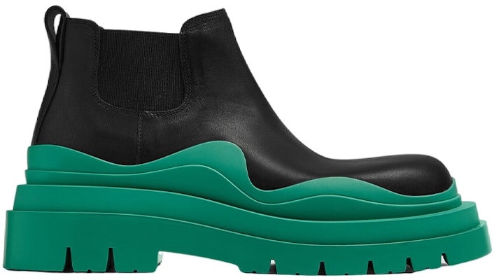 Bottega Veneta Tire Cropped Boot 'Black Acid Turquoise' 630281-VBS50-1489 Order Bottega Veneta Tire Cropped Boot 'Black Acid Turquoise' 630281-VBS50-1489