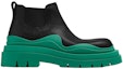 Order 보테가 베네타 타이어 크롭 부츠 '블랙 애시드 터콰이즈' 630281-VBS50-1489